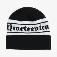 Ironhorse Beanie // Black/White