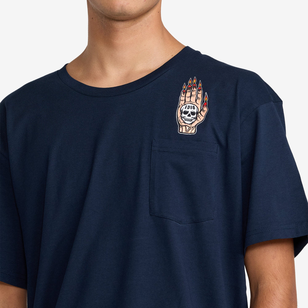 Arrows In The Dark SS Pocket Tee // NAVY