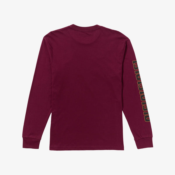 Golden Girl II LS Tee // Maroon