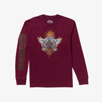 Golden Girl II LS Tee // Maroon