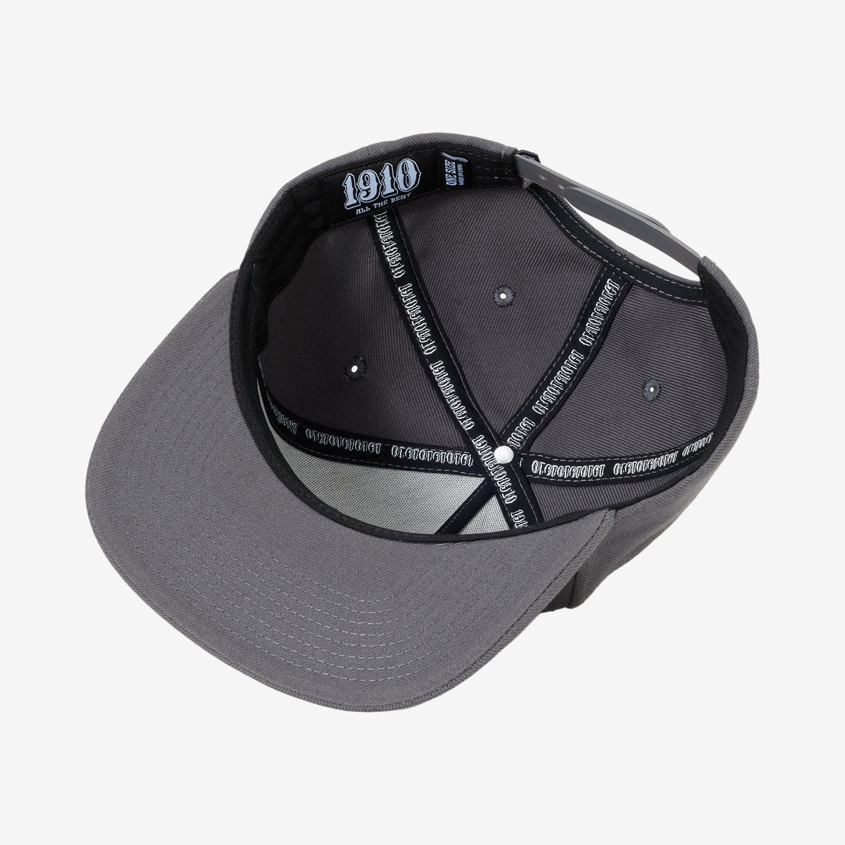 OG Patched 5 Panel Hat // Gray