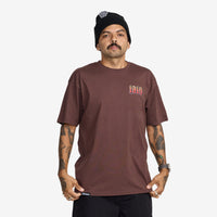 Hawks On The Run SS Tee // BROWN