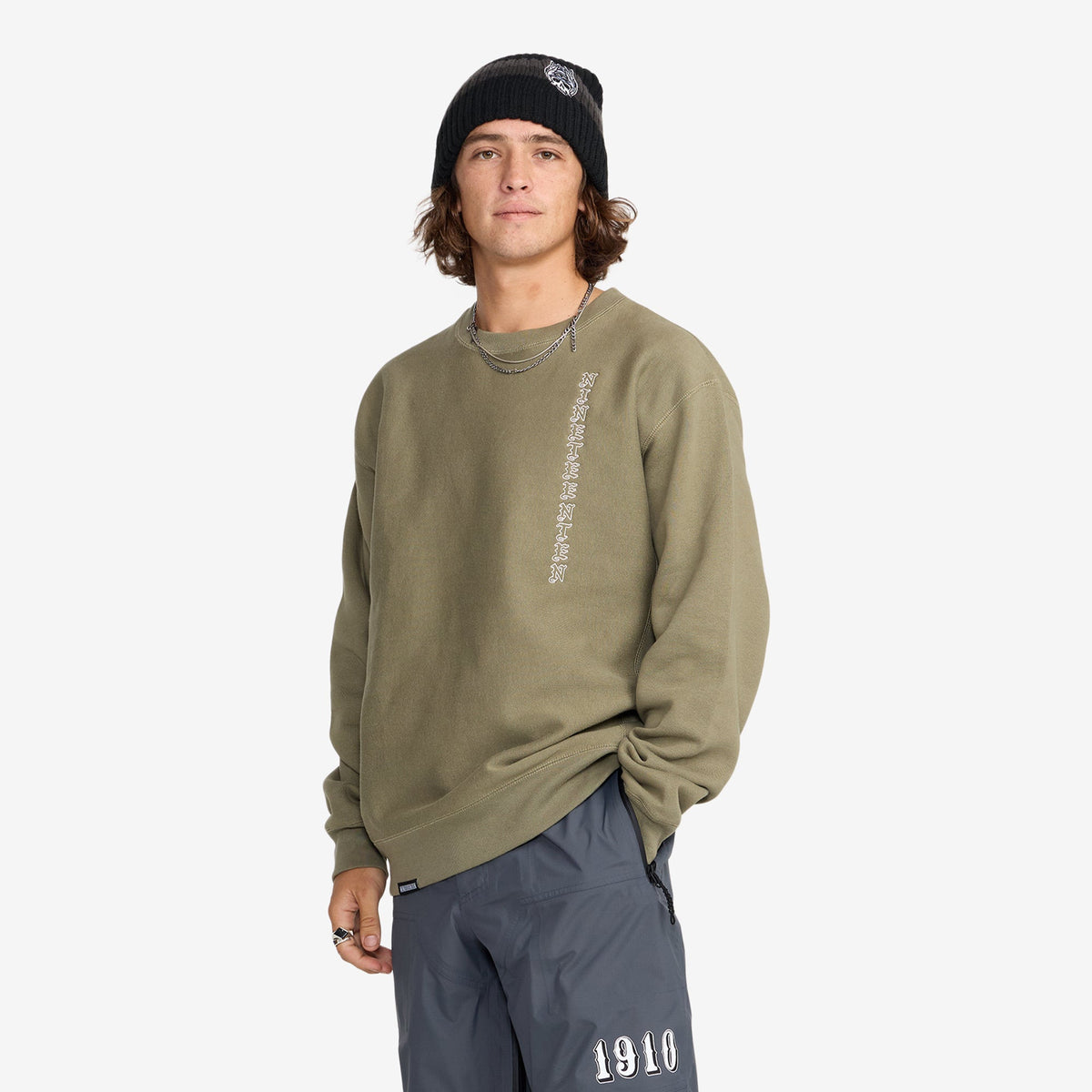 Age Of Winters CG450 Crew Fleece // OLIVE