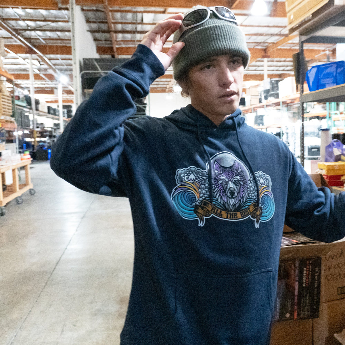 HHHowler Lightweight Hoodie // Navy Blazer