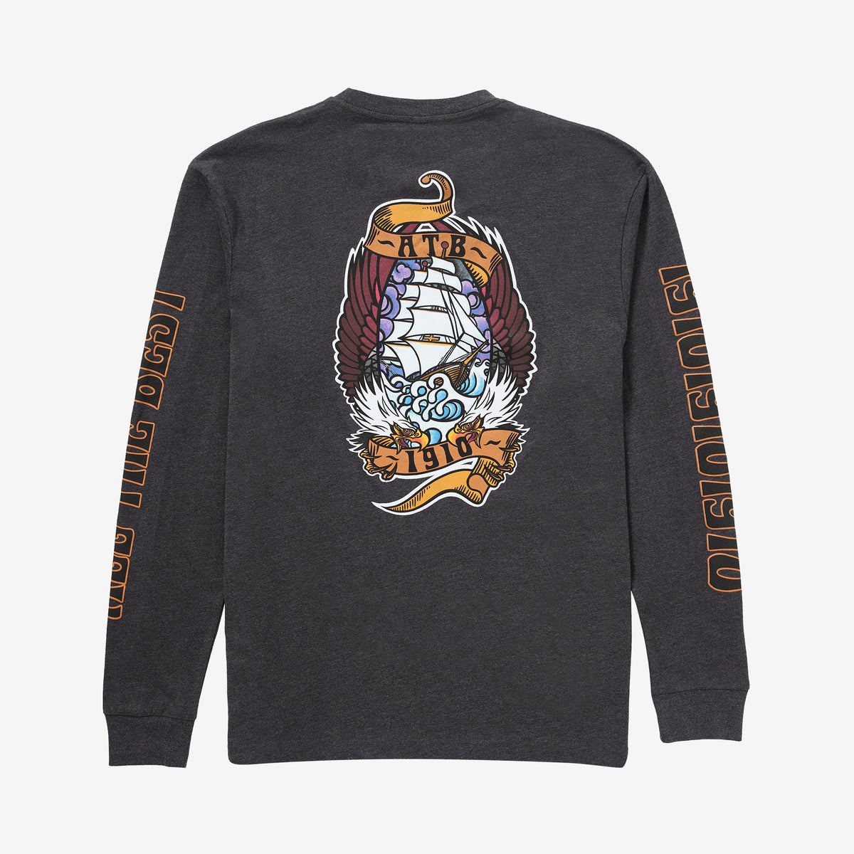 Hold Fast LS Tee // Charcoal