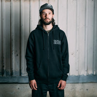 Heros Never Die Zip Fleece // Black