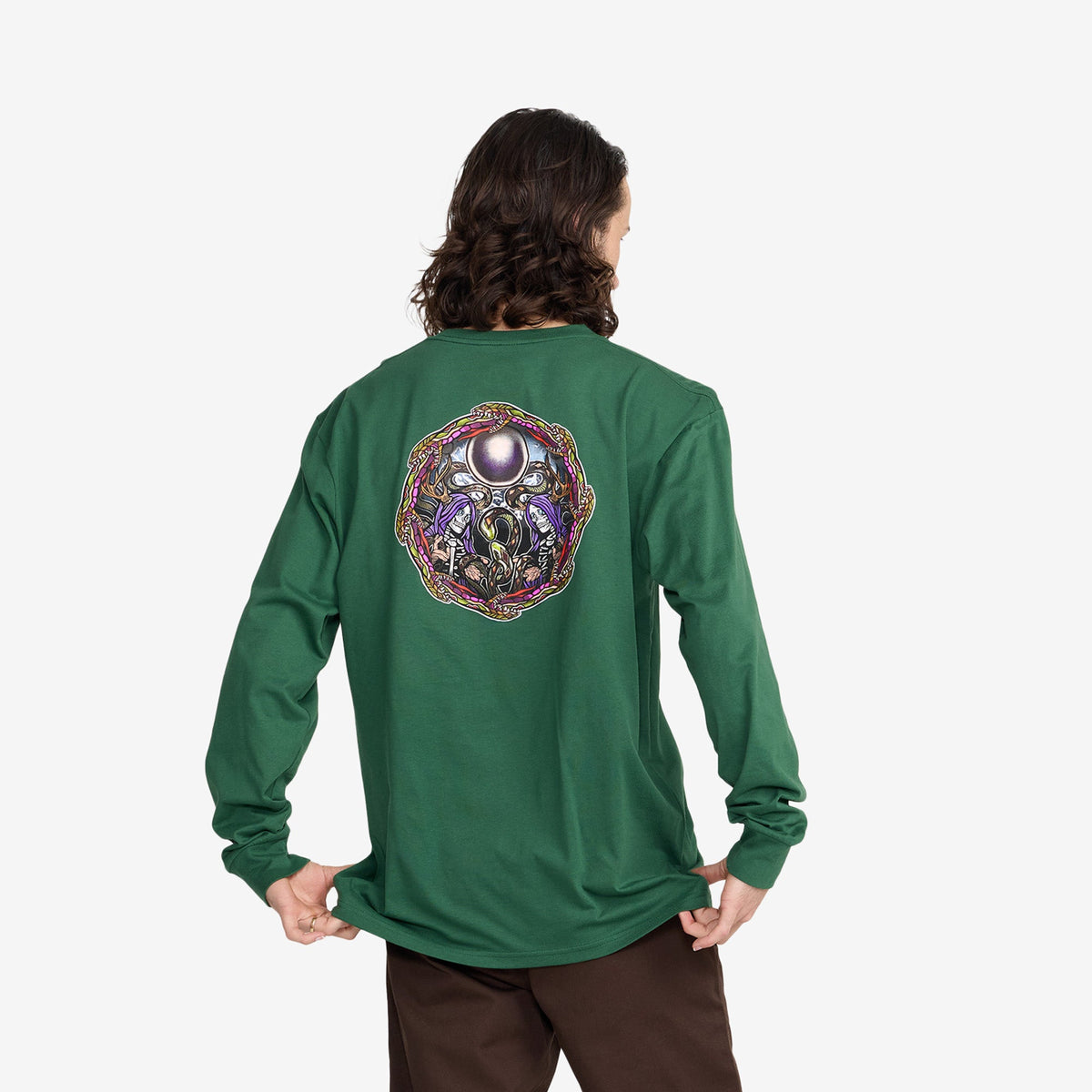 Hidden Masters LS Tee // GREEN