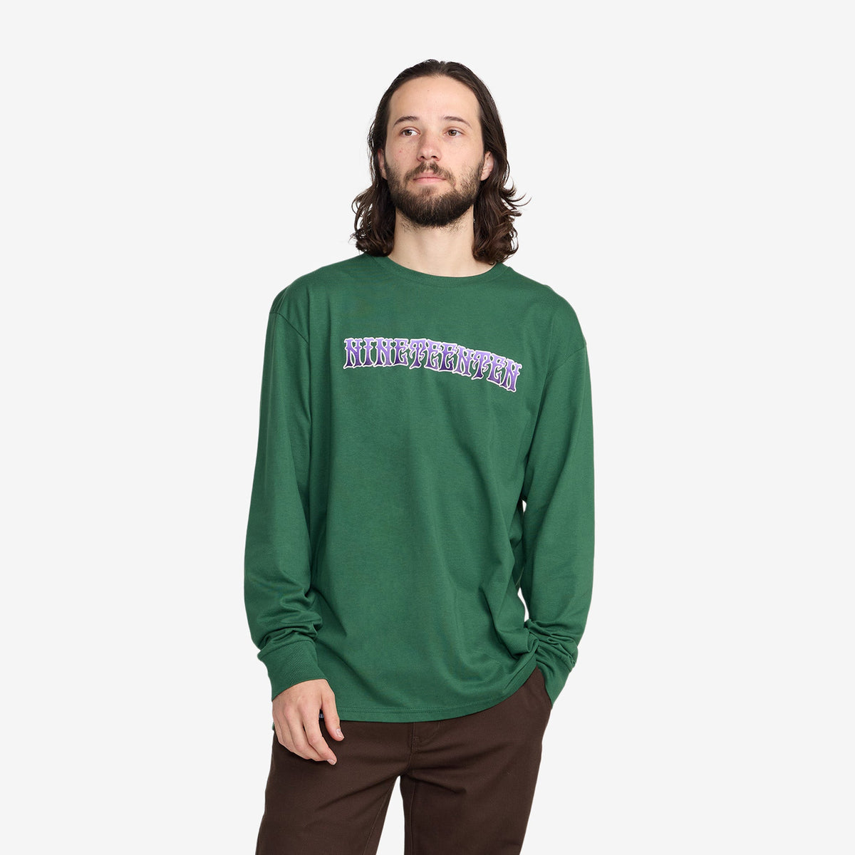 Hidden Masters LS Tee // GREEN