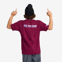 Hidden Masters SS Tee // MAROON