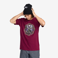 Hidden Masters SS Tee // MAROON
