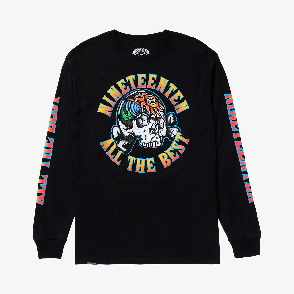 In Your Head Too LS Tee // Black