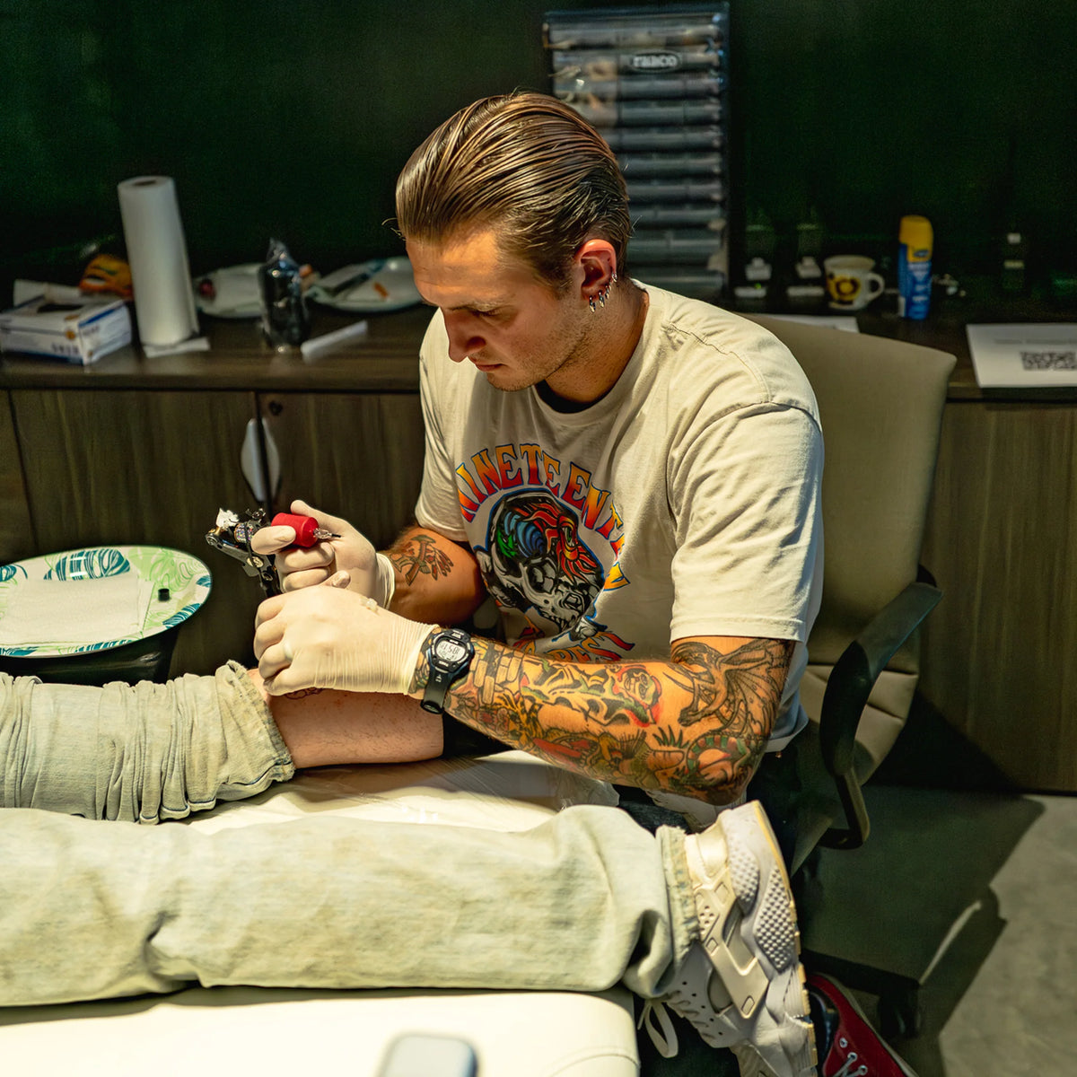 In Your Head Too SS Tee // Bone