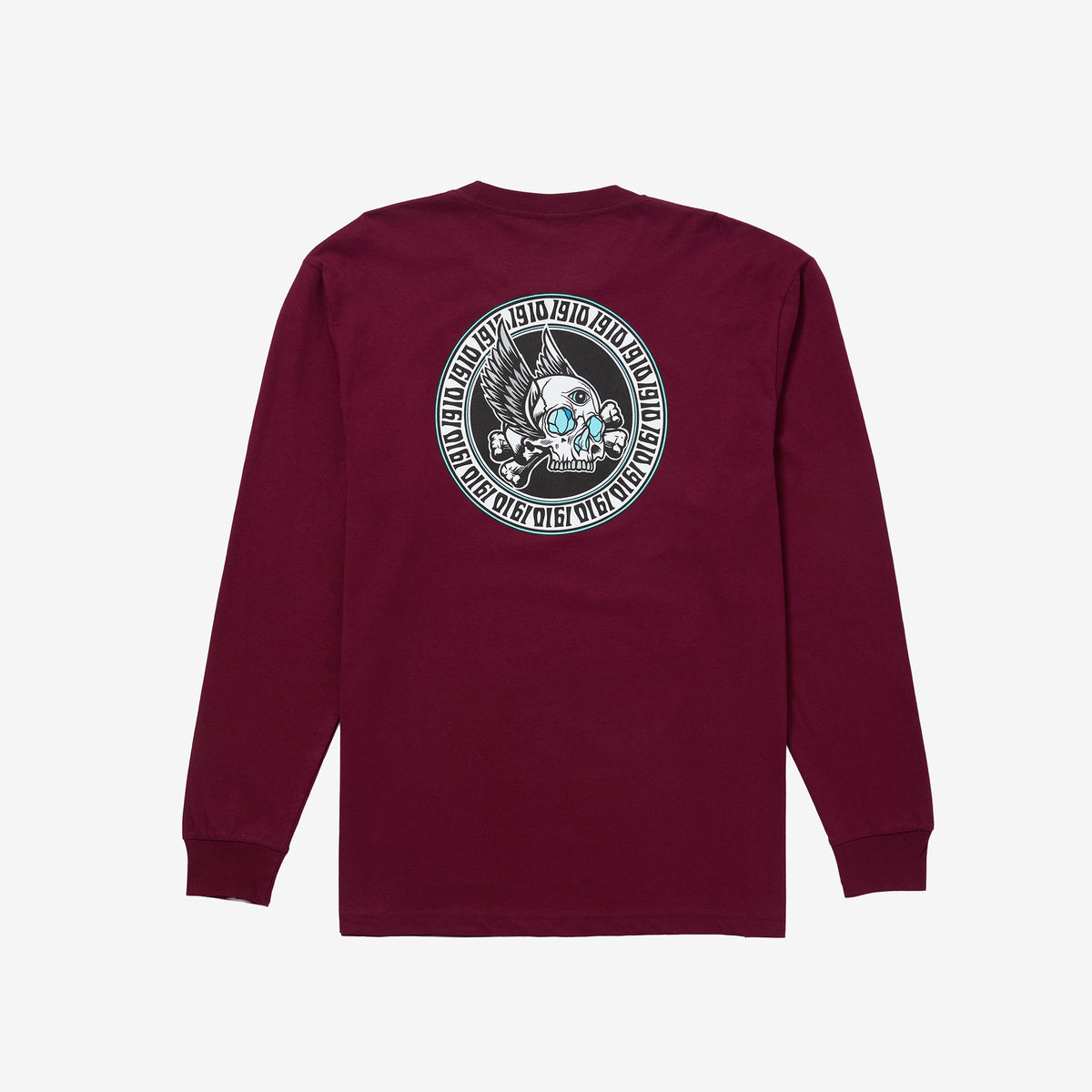 Killed By Death LS Tee // Maroon