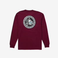 Killed By Death LS Tee // Maroon