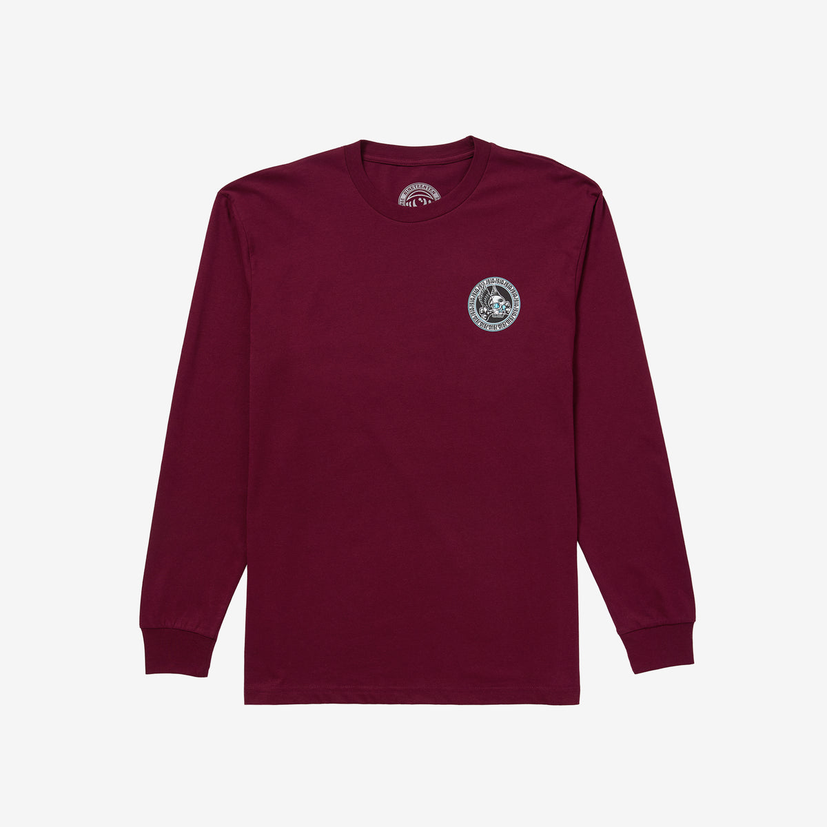 Killed By Death LS Tee // Maroon