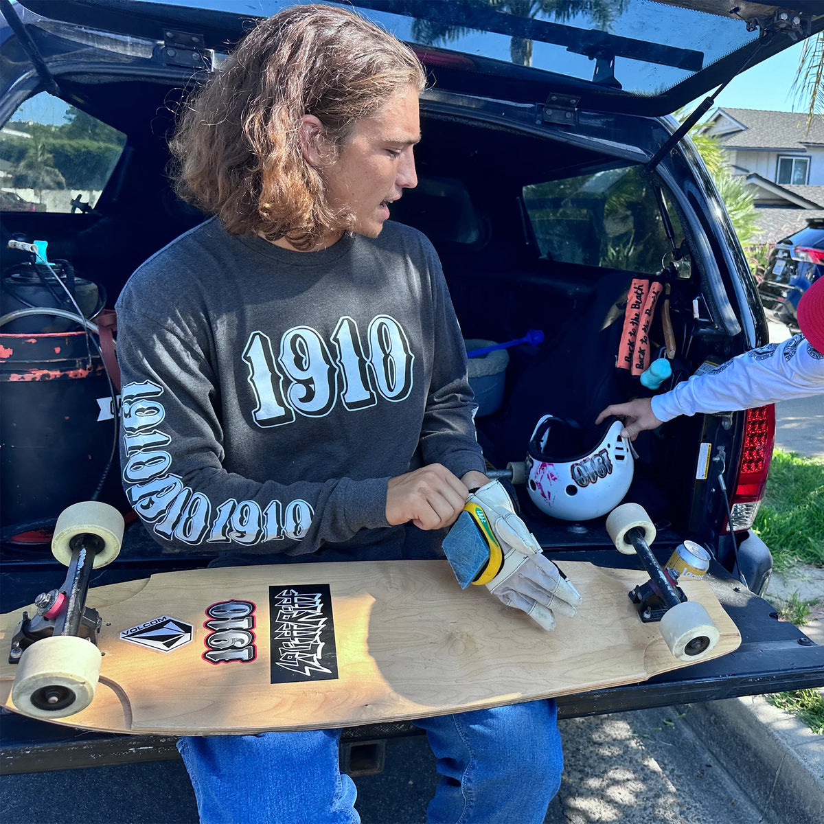 OG Font LS Tee // Black