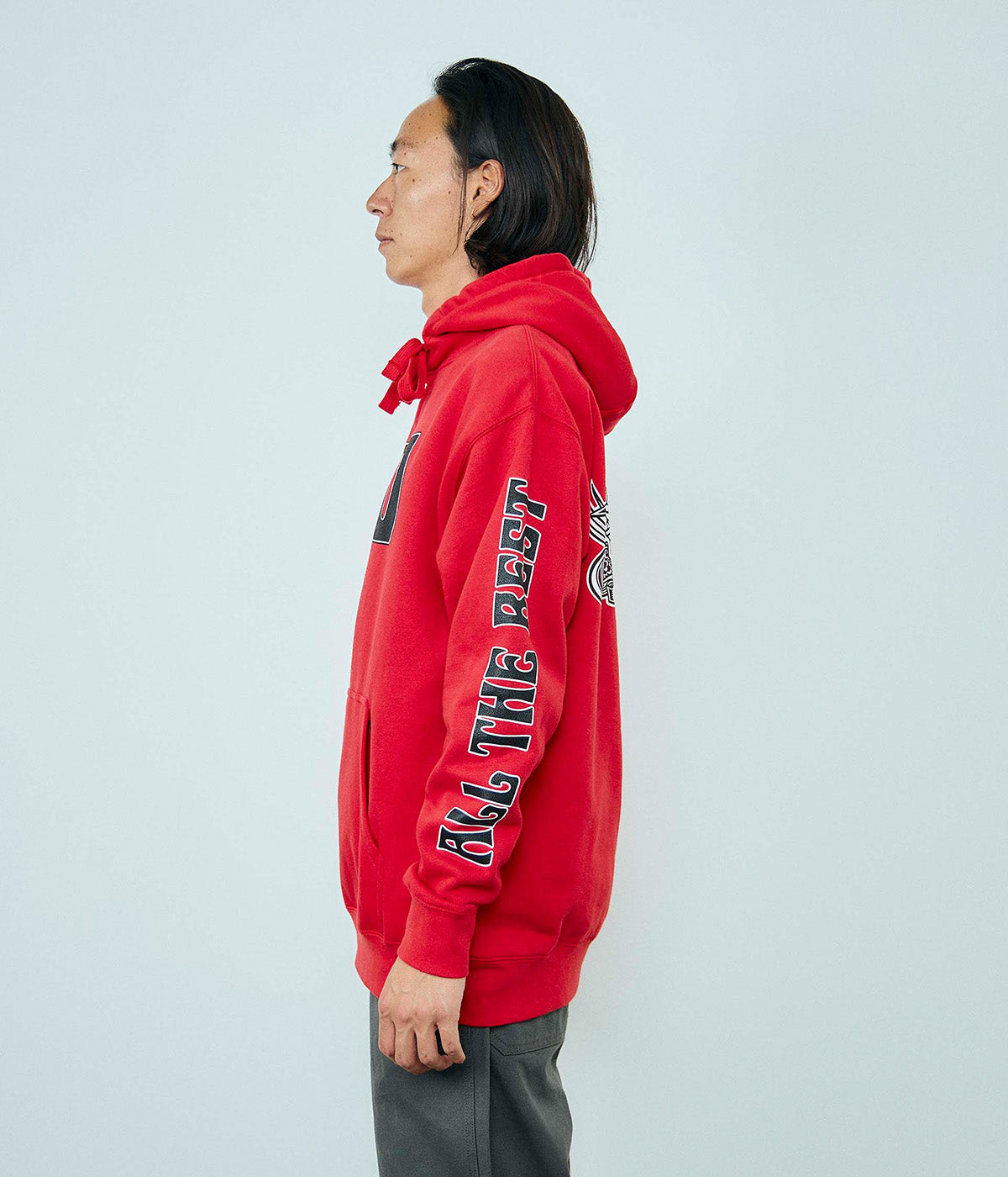 PEAKING HOODY // RED
