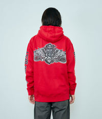 PEAKING HOODY // RED