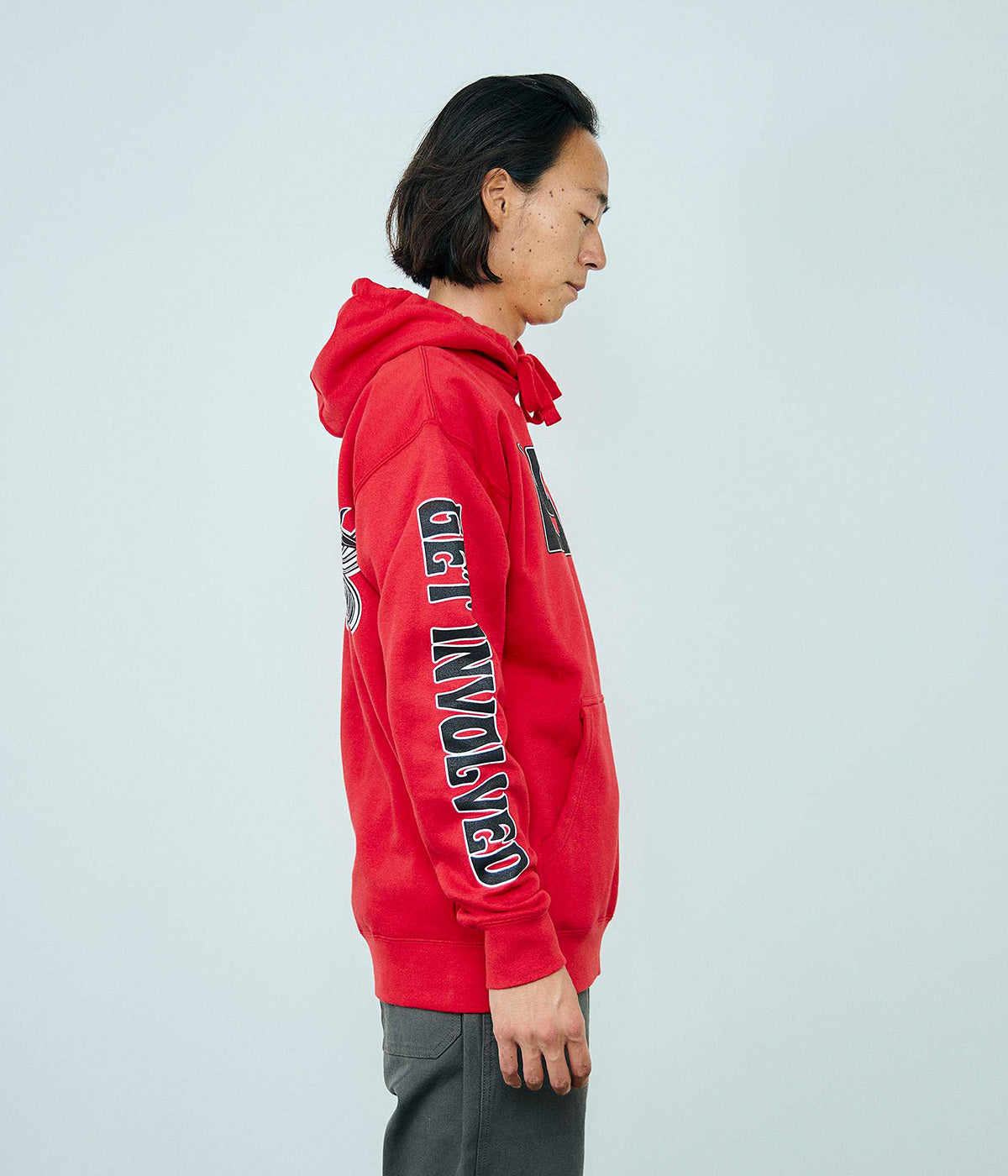 PEAKING HOODY // RED