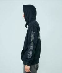 PEAKING HOODY // BLACK