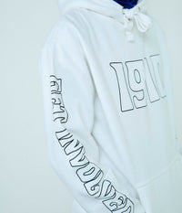 PEAKING HOODY // WHITE