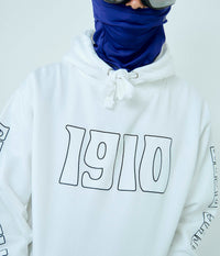 PEAKING HOODY // WHITE