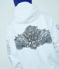 PEAKING HOODY // WHITE