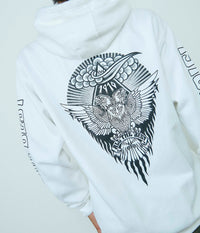 EAGLES DARE HOODY // WHITE