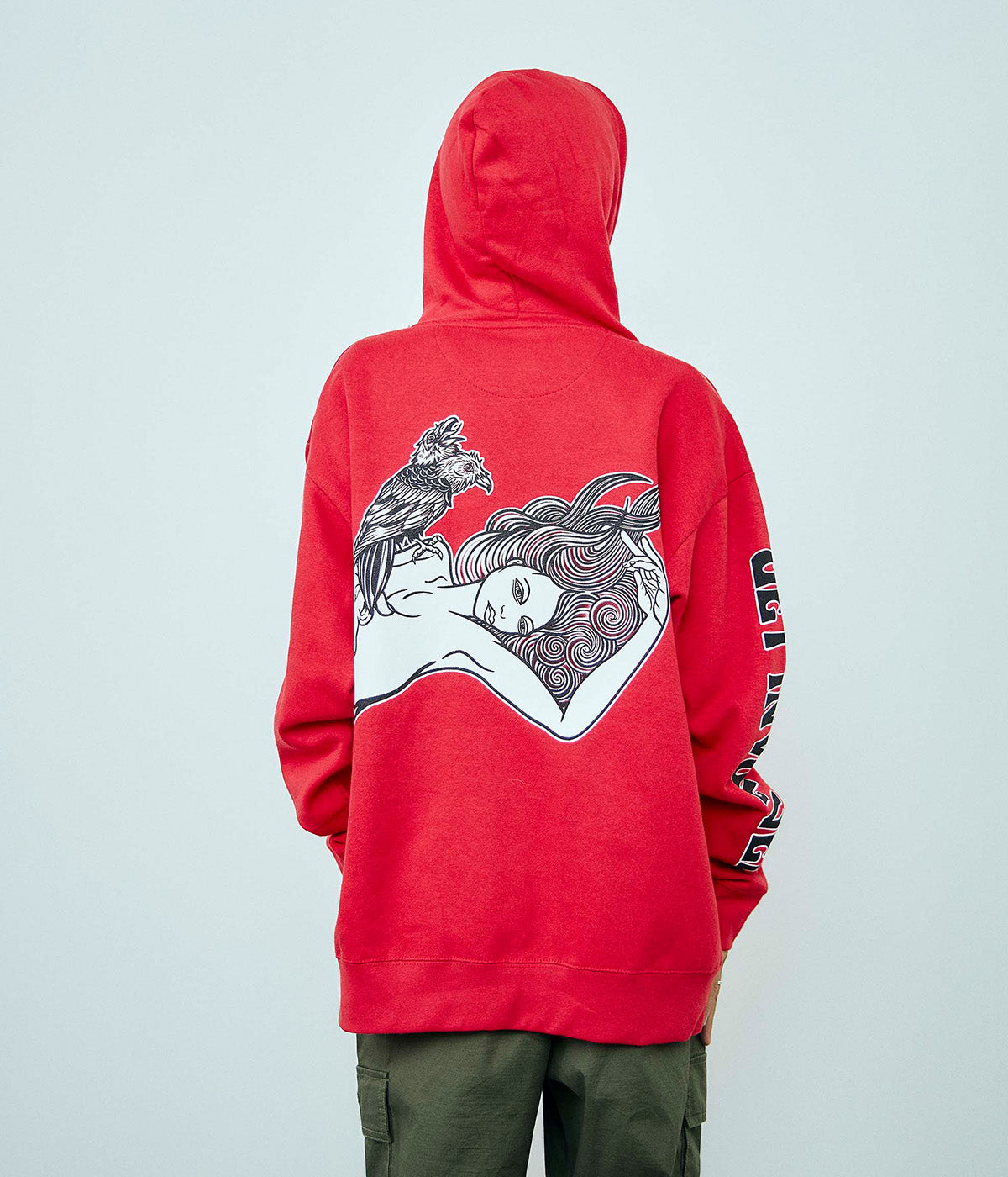 MUSE THREE HOODY // RED