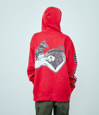 MUSE THREE HOODY // RED