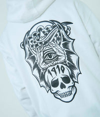 BAT WINGS HOODY // WHITE