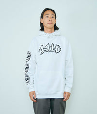 BAT WINGS HOODY // WHITE