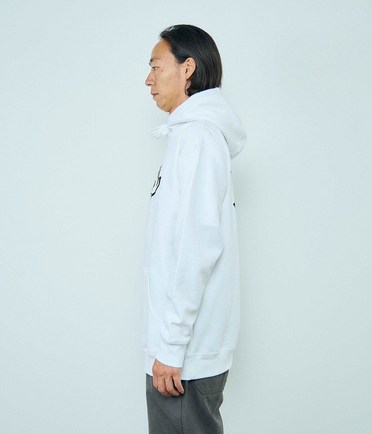 BAT WINGS HOODY // WHITE