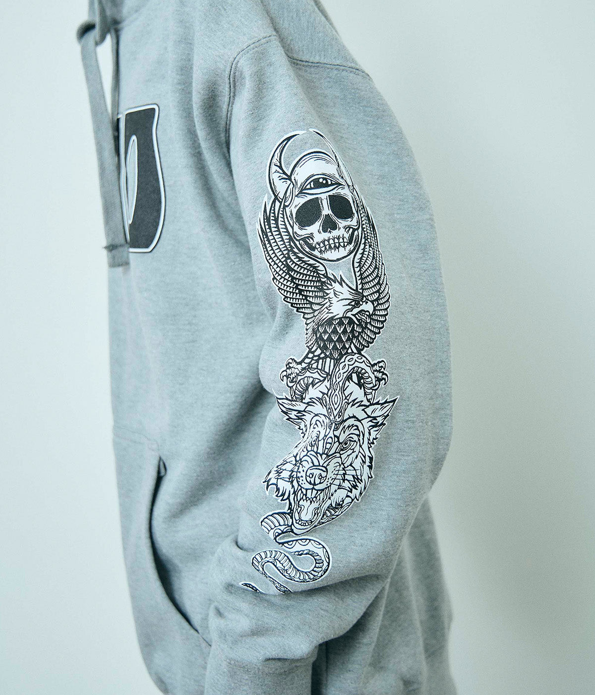 TOTEM HOODY // GRAY