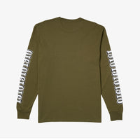 OG Font L/S T-Shirt // Military Green
