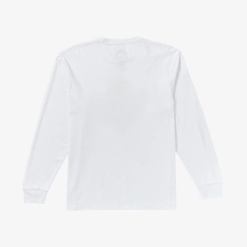 Times Up L/S T-Shirt // White