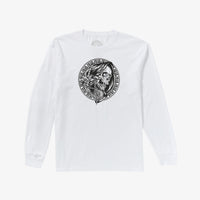 Times Up L/S T-Shirt // White
