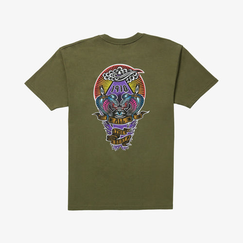 Snake Eyes SS Tee // Military Green