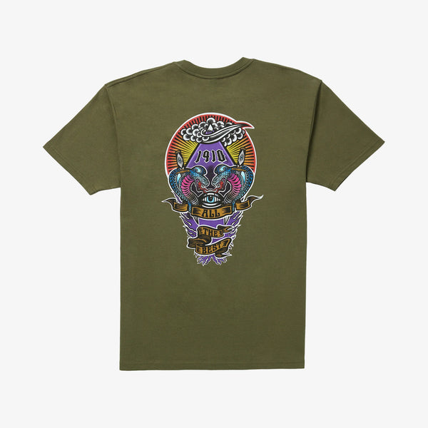 Snake Eyes SS Tee // Military Green
