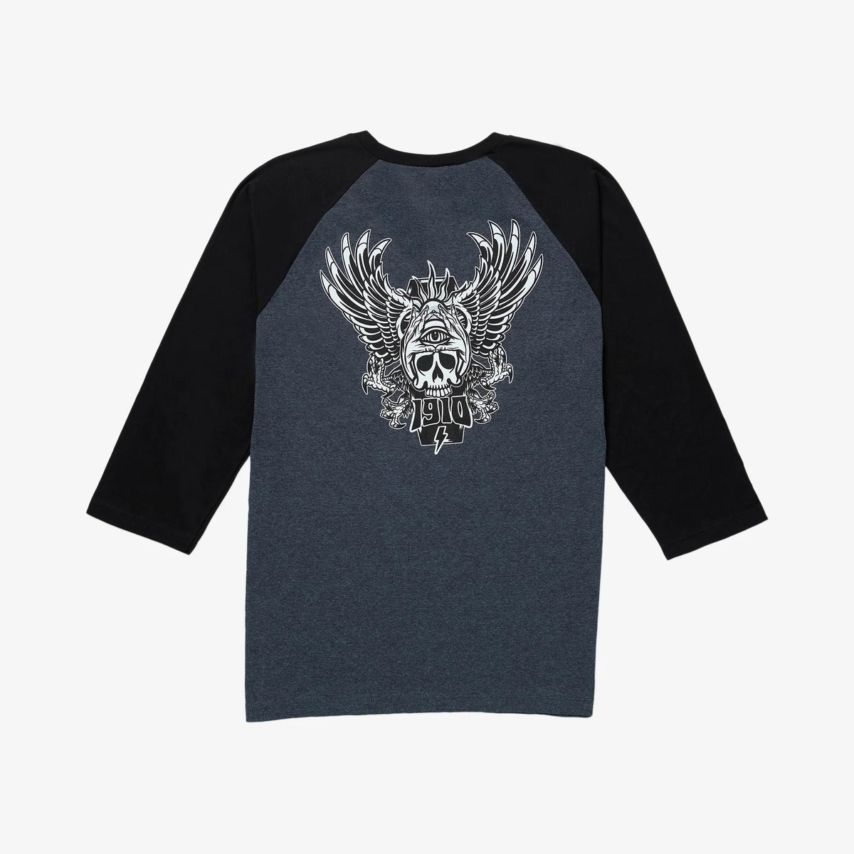 Bombs Away LS Raglan // Twilight Black/Black