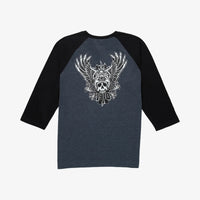 Bombs Away LS Raglan // Twilight Black/Black