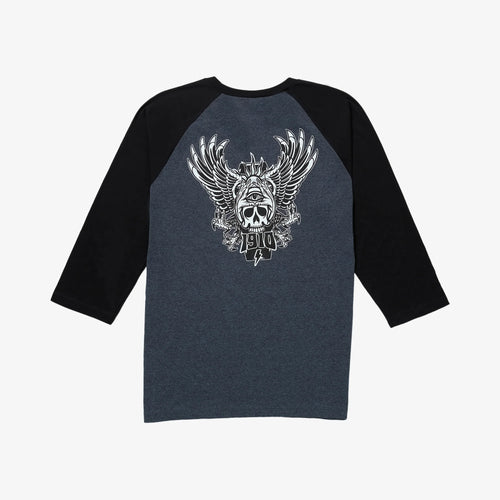 Bombs Away LS Raglan // Twilight Black/Black