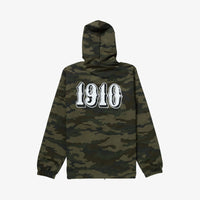 OG Font Hooded Coaches Jacket // Camo
