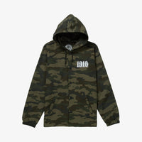 OG Font Hooded Coaches Jacket // Camo