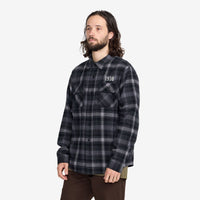 Burslem LS Flannel // CHARCOAL