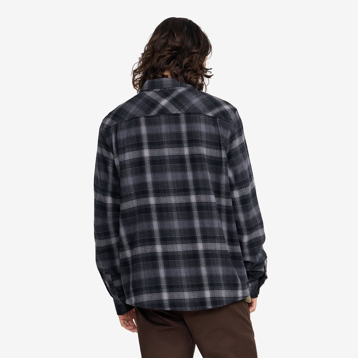 Burslem LS Flannel // CHARCOAL