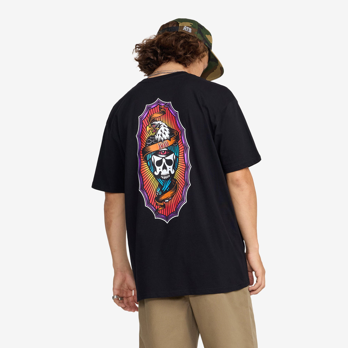 Hawks On The Run SS Tee // BLACK