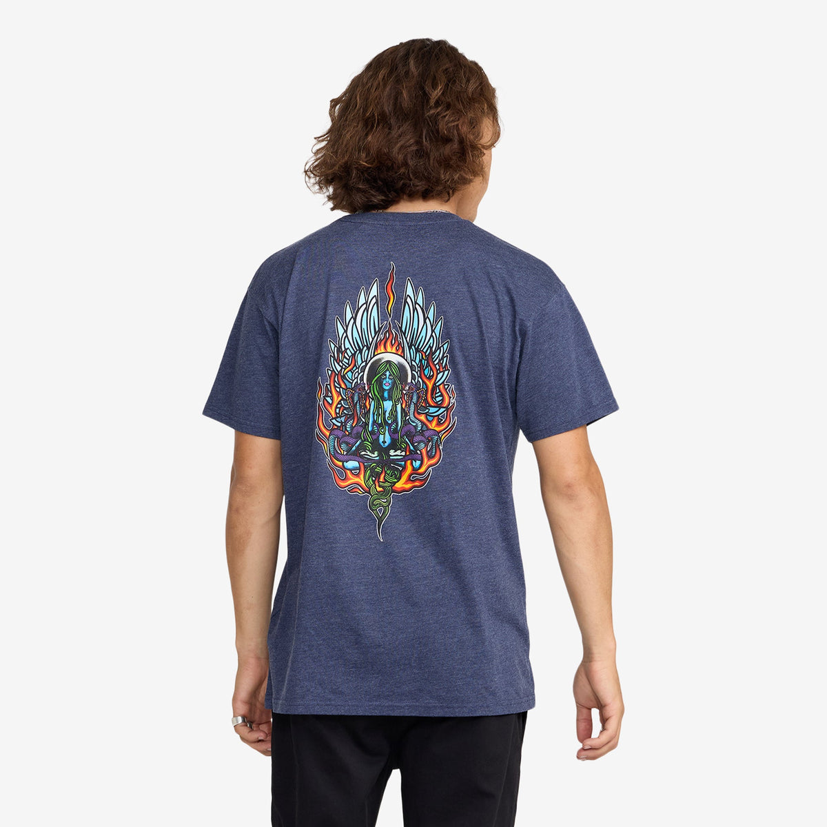 Freya  SS Tee // HEATHER NAVY
