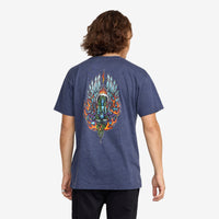 Freya  SS Tee // HEATHER NAVY