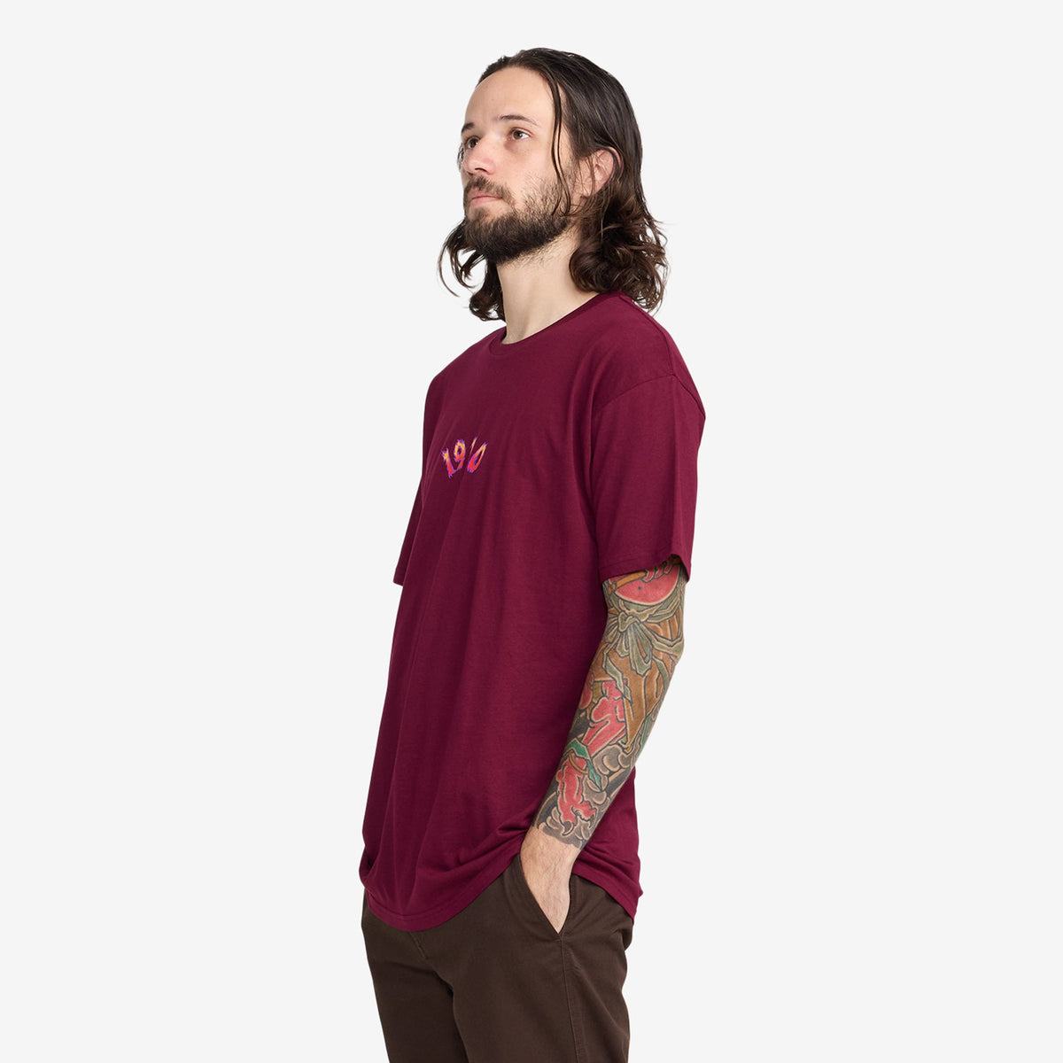 Freya  SS Tee // MAROON
